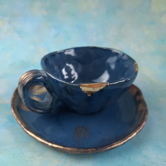 filiżanki ZŁOCONA Filiżanka z talerzykiem