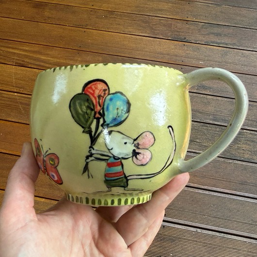 kubki Myszki z balonikami