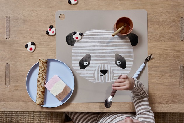 podkładki do kuchni Mata stołowa silikonowa Panda Lun Lun