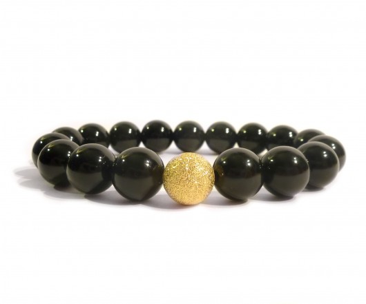 Bransoletka 'Onyx & Gold' labonita