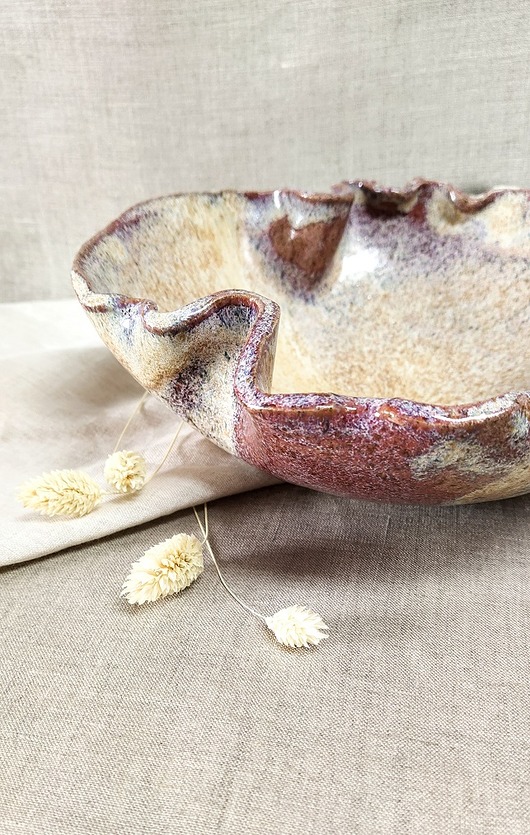 Asymetryczna misa kolekcja COCKTAIL ceramiczna drobne sztuki