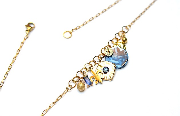 chokery Alloys Collection - Zebra blue - naszyjnik /07.11.25/