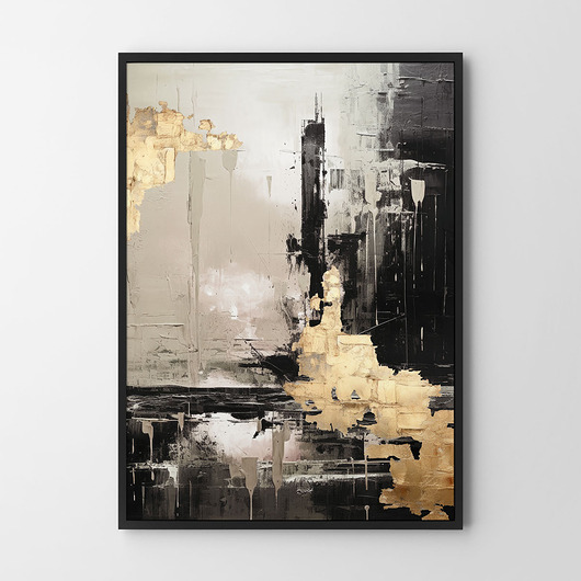 plakaty Plakat Black and gold - różne formaty