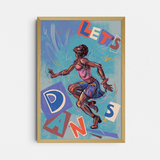 plakaty Plakat "Let's dans"