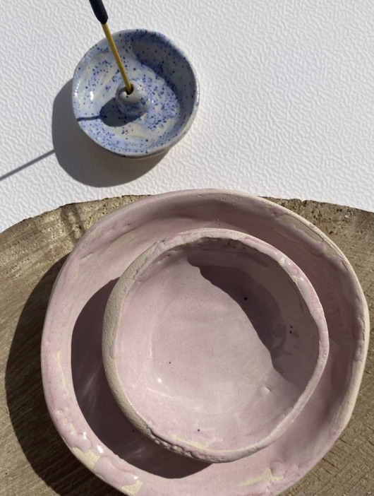 Podstawki pod kadzidełka Podstawka na kadzidełko z talerzykami