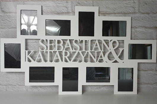 Ramka na 10 zdjęć dowolne imiona kolor promocja amdecor