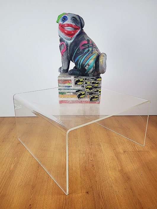 stoliki kawowe Stolik z Plexi, w stylu space age z lat 70.