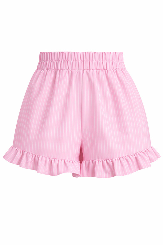 szorty damskie Szorty bawełniane z falbanką Candy