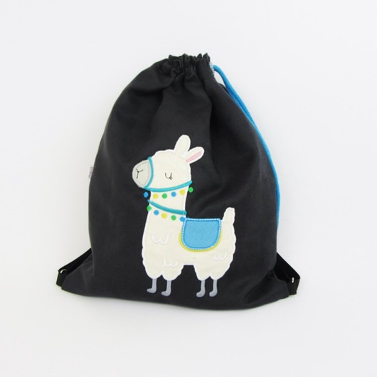 torebki, worki i plecaki dziecięce Plecak z lamą, plecak z imieniem dziecka