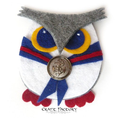 Owlastic Sailor - broszka Craft Factory
