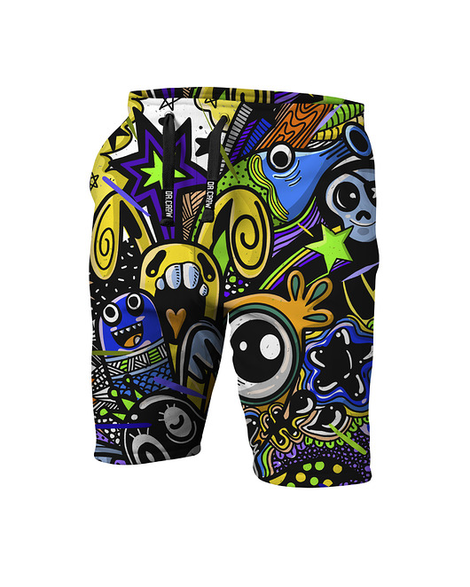 spodnie dla chłopców Krótkie Spodenki Shorty Boy DR.CROW Doodle