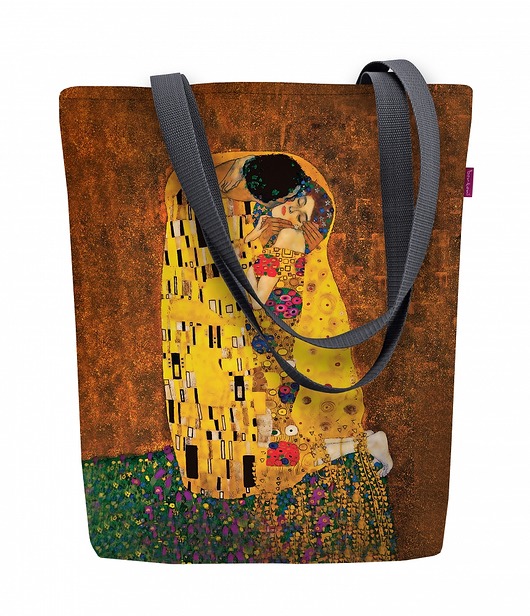 Torba płócienna nieprzemakalna Klimt Pocałunek SunloversSunglasses