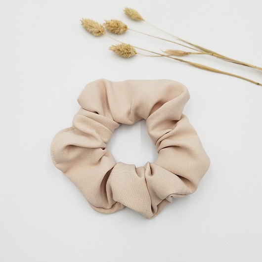 gumki do włosów Scrunchie/frotka Beż