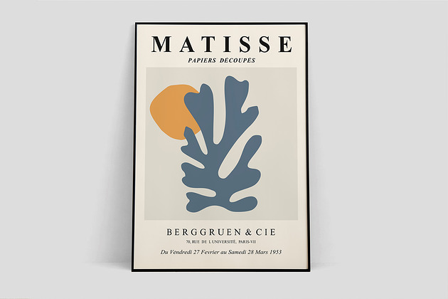 Henri Matisse  inspiracja, plakat wystawowy Pas De LArt