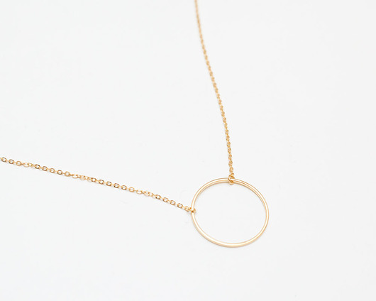  Naszyjnik Gold Ring MOKAVE