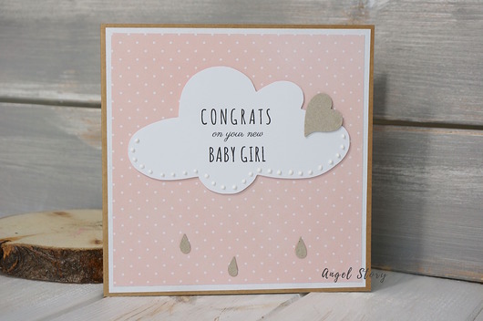 Kartka - Congrats! Angel story