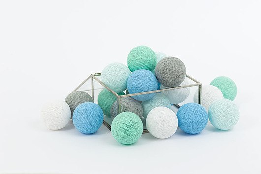 COTTON BALLS MINT PASTEL 10 KUL cottonove love