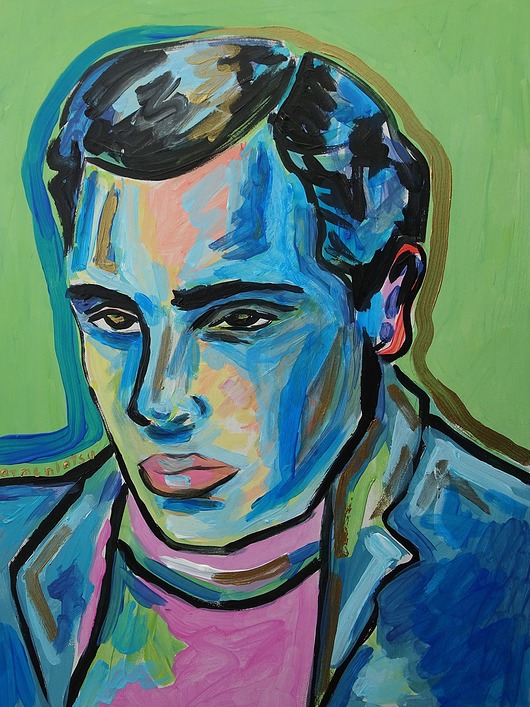 obrazy Obraz do salonu Marlon Brando Hollywood star