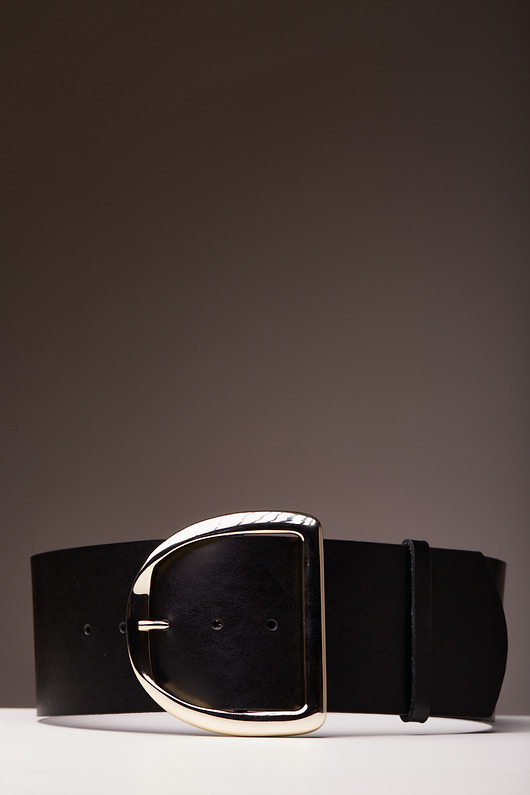 paski damskie Szeroki (8cm!) pasek na talię ANGIE GOLD