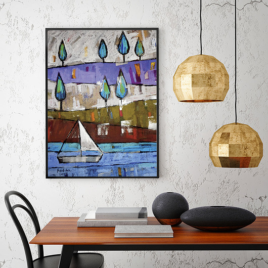 Everywhere - plakat 50x70 cm Katarzyna Radzka