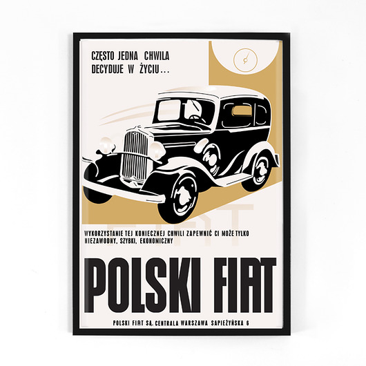 plakaty Plakat Polski Fiat