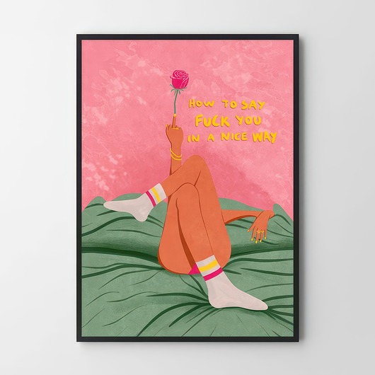 plakaty Plakat Róża mówi to za Ciebie