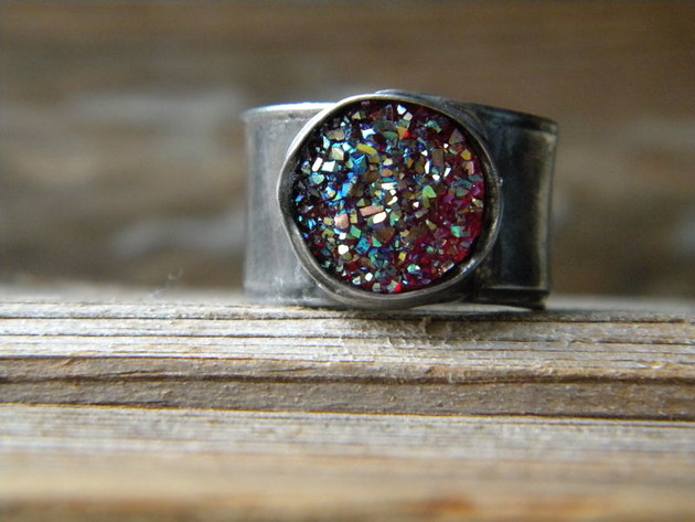 Roman Ancient Ring ;)  drobne kryształeczki Beata Trotter