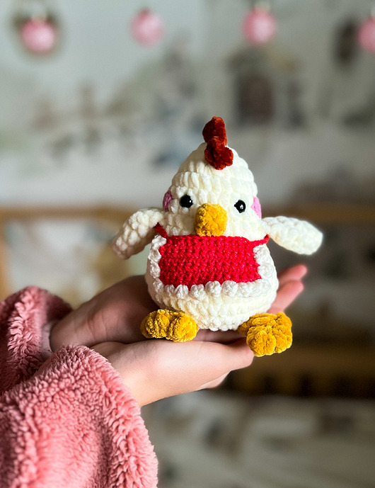 misie i maskotki Kura  Malinka