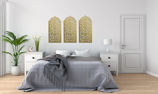inne DEKORACYJNY PANEL AŻUROWY, OKNO MAROKAŃSKIE, DEKORACJA ŚCIENNA 3D, ORNAMENT, 