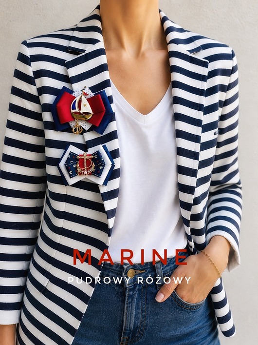 broszki Brosza Marynarska / Żeglarska Kolekcja MARINE NEW