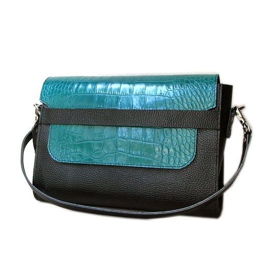 BLACK&CROCO turkus PAWDECO