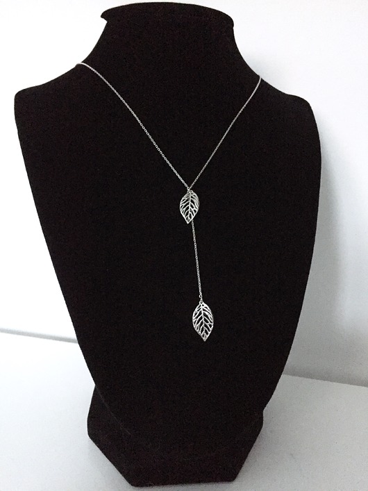 Srebrna krawatka z listkami  pr. 925 VENA Jewellery