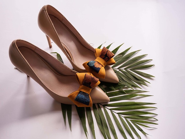 Klipsy do butów Coquet-Kokardy 3D/Golden Flowers Coquet
