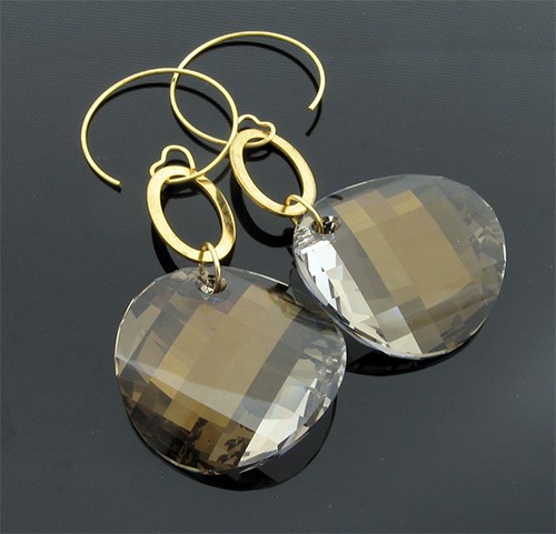 Kolczyki Nelly  kryształ Swarovski pieklo niebo