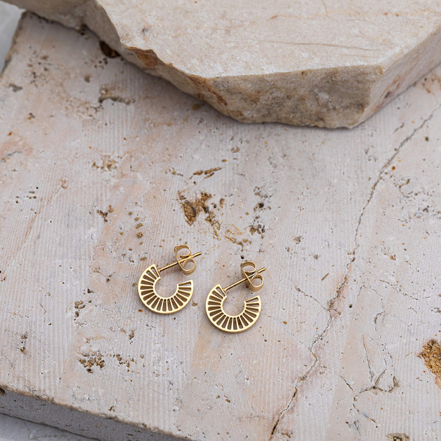 kolczyki pozłacane Kolczyki pozłacane