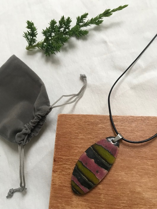 Unikatowy naszyjnik ceramiczny Ceramika Ana