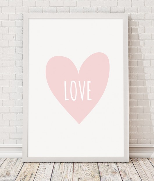Obrazek A4 - Love You Desihome