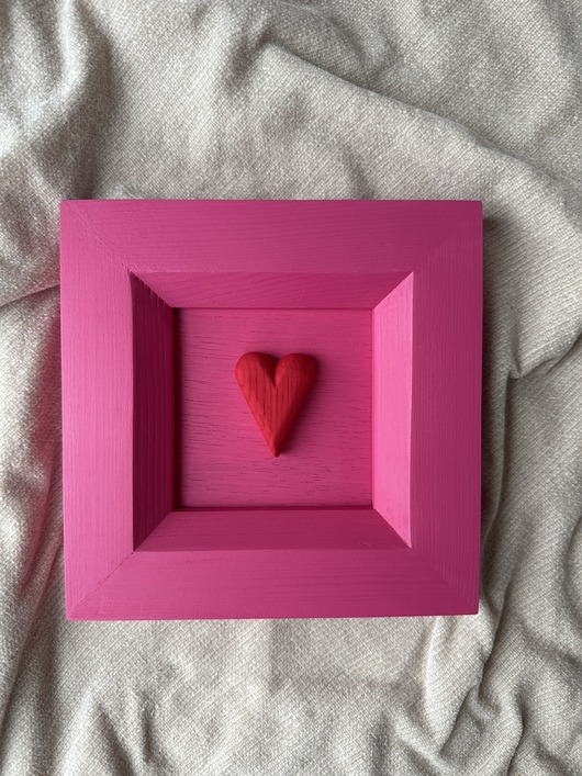 Ozdoby na ścianę Ręcznie robiona dekoracja ścienna z sercem