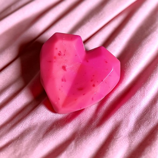 pierścionek z żywicy Pierścień z żywicy : serce diamentowe : DUŻY pierścionek