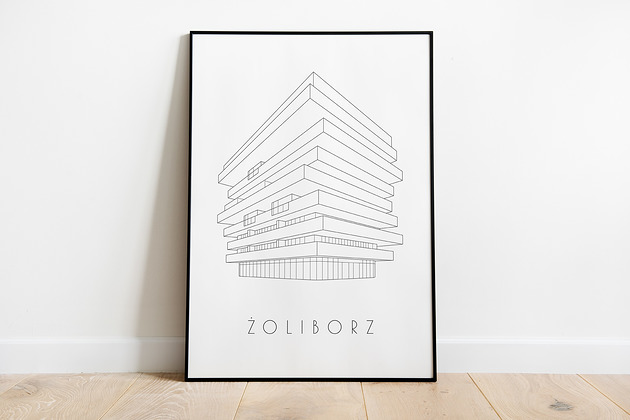 plakaty Plakat Żoliborz 50x70