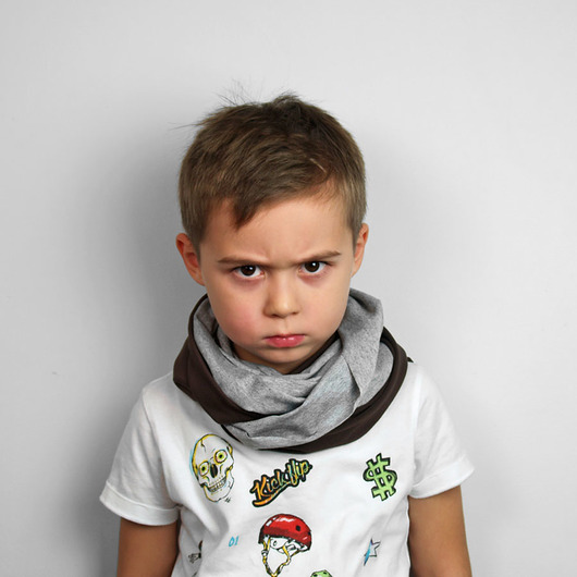 KOMIN TUBA DLA DZIECI brązowy dwukolorowy purol design