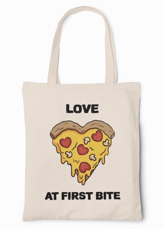 torby na ramię Pizza torba bawełniana eco