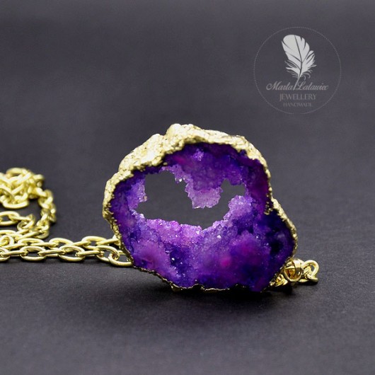 Naszyjnik >Amethyst falls Marta Latawiec