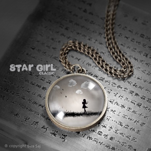 Star Girl Classic, Obłoki - Medalion Prosty Ewa Saj Fotografie