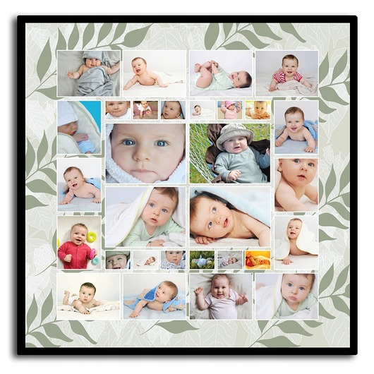 plakaty Plakat z 30 personalizowanymi zdjęciami wzory