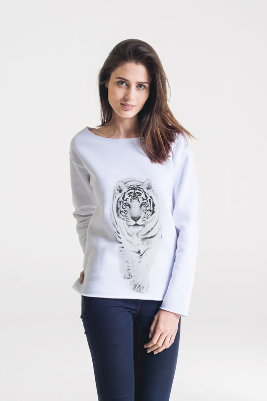 WHITE TIGER Bluza Oversize GAU great as You