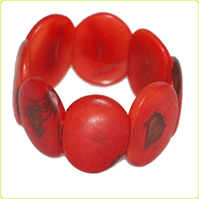 b129 - Bransoletka z orzechów tagua Galeria Macondo