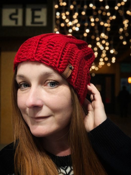 czapki damskie Ciepła czapka szydełkowa Papa Smerf