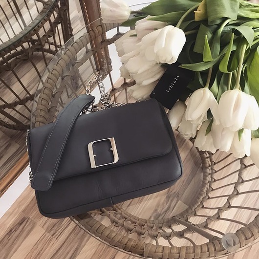 torby na ramię Skórzana FIRUZE m black classic szewro