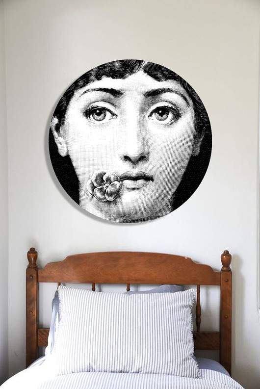 Lina Cavalieri z kwiatem - obraz lub naklejka Lucci Design
